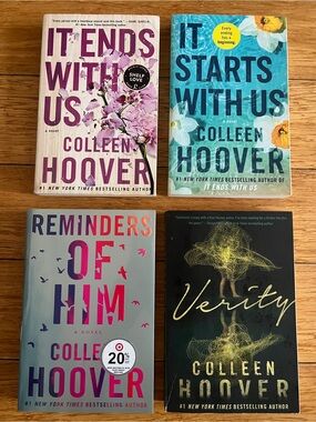 Set of 4 Colleen Hoover Books | Paperback Books